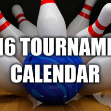 2016 Tournament Calendar